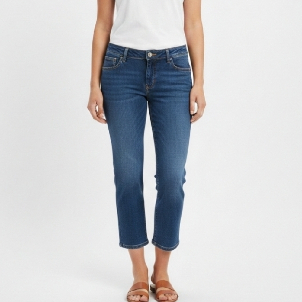 Levi’s 512 Perfectly Slimming Capri Jeans Women’s Size 8 Stretch Denim